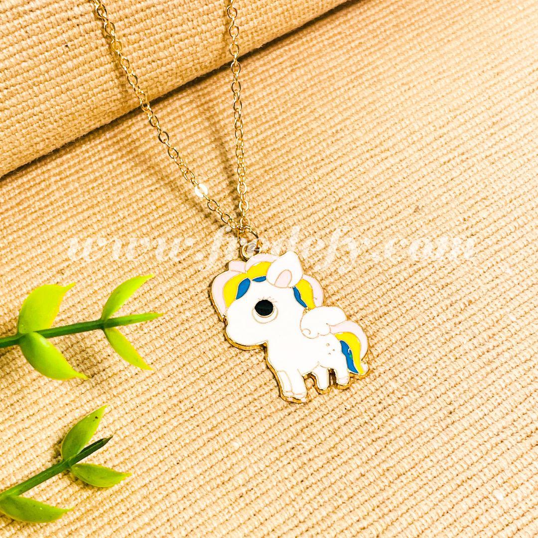 Cute unicorn online necklace