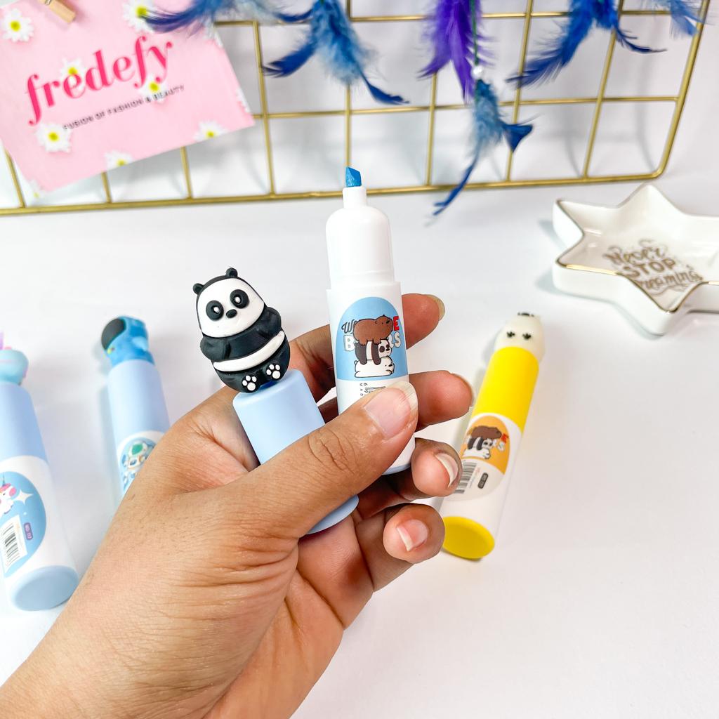 Astro, Unicorn & Panda Highlighter Sticks-Fredefy