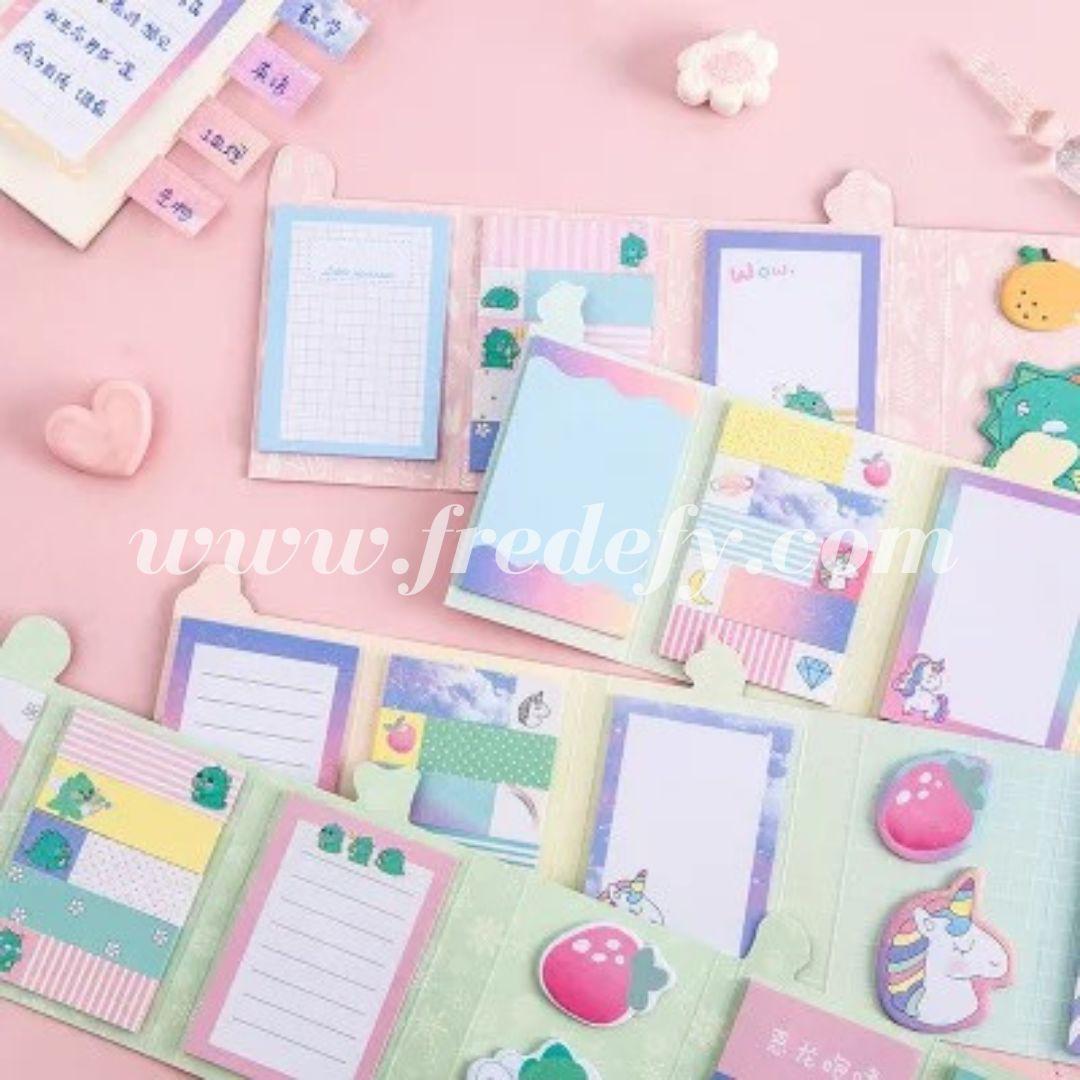 Cute Multifold Sticky Notes-Fredefy