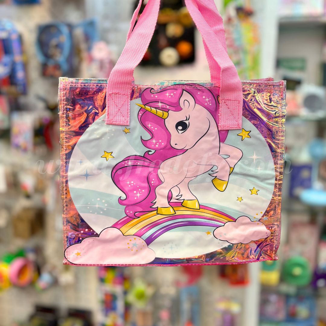 Holographic discount reusable bags