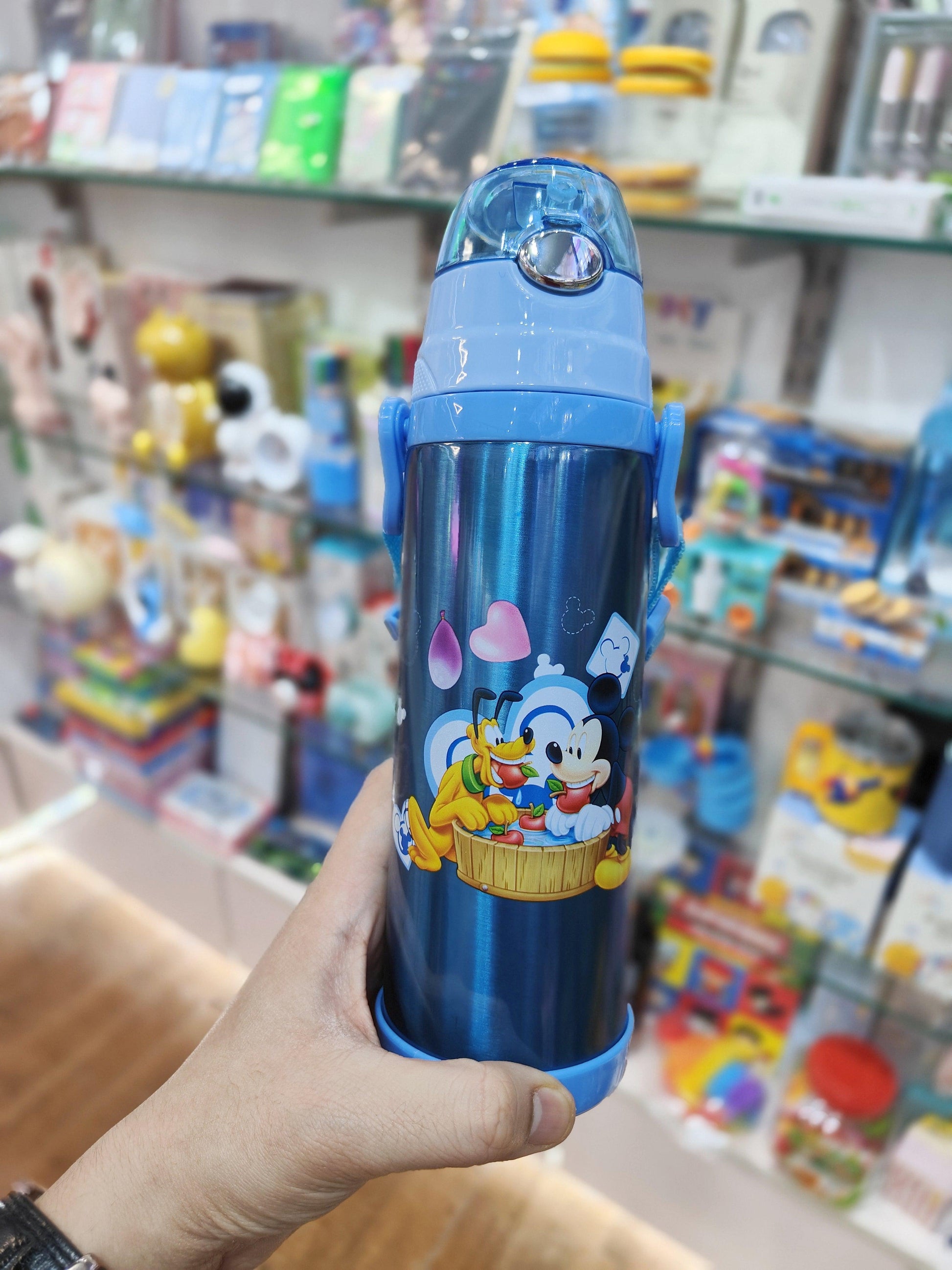 Insulated Steel Cartoon Sipper With Sling - 500 ml-Fredefy