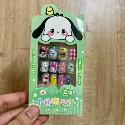 Kids Artificial Sticky Nails