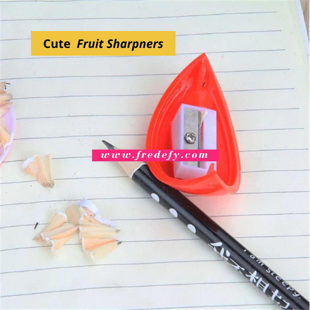 Cute Fruit Pencil Sharpners - Pack of 2-Fredefy