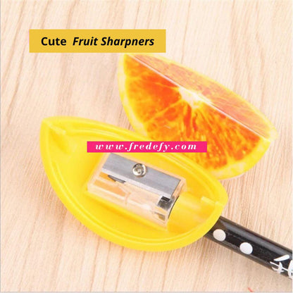 Cute Fruit Pencil Sharpners - Pack of 2-Fredefy