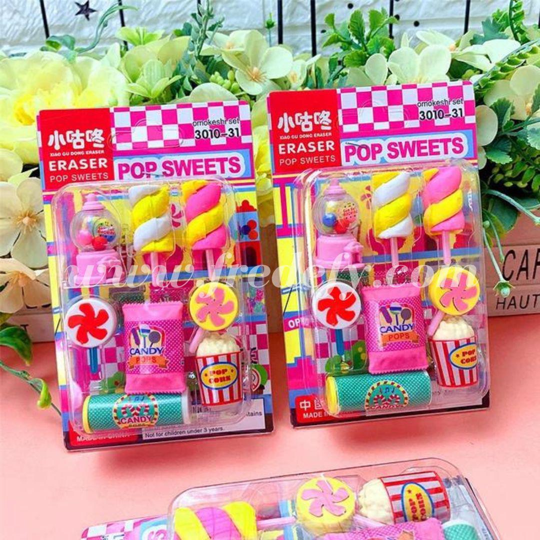 Pop Sweets Eraser Set-Fredefy