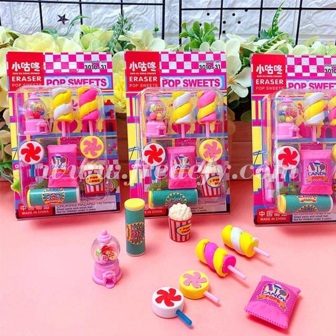 Pop Sweets Eraser Set-Fredefy