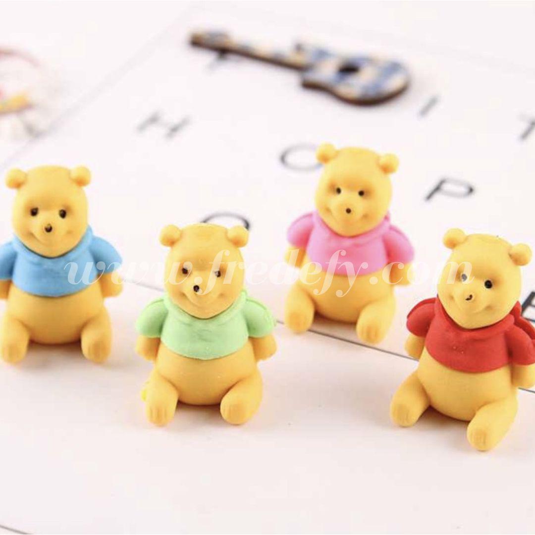 Winnie-The-Pooh Eraser - Pack of 2-Fredefy