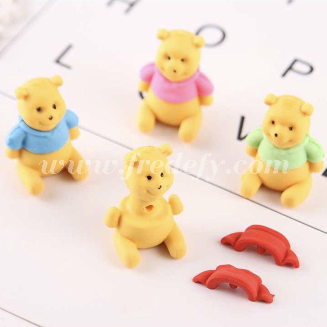 Winnie-The-Pooh Eraser - Pack of 2-Fredefy